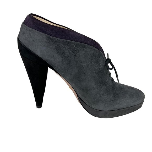 Prada Women's High Stiletto Ankle Heeled Boots Multicolor Sz 38 - Picture 4 of 11